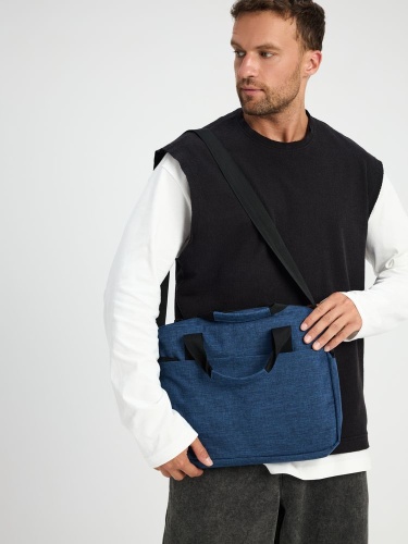 Сумка для ноутбука Delegate, синяя фото 4