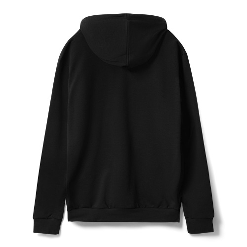 Худи унисекс с карманом на груди Chest Pocket, черное фото 4