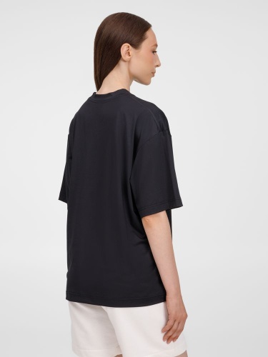 Футболка из бифлекса Morfiss, черная фото 9