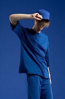 Футболка унисекс оверсайз T1, синяя