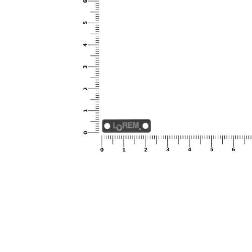 Шильдик металлический Alfa Liten, серый фото 2 Шильдик металлический Alfa Liten, серый фото 2