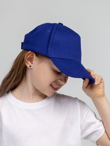 Бейсболка детская Standard Kids, синяя фото 6