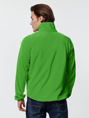 Куртка флисовая унисекс Fliska, зеленое яблоко фото 5 Куртка флисовая унисекс Fliska, зеленое яблоко фото 5