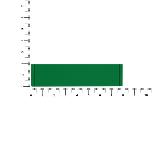 Лейбл из ПВХ Dzeta, S, зеленый фото 3