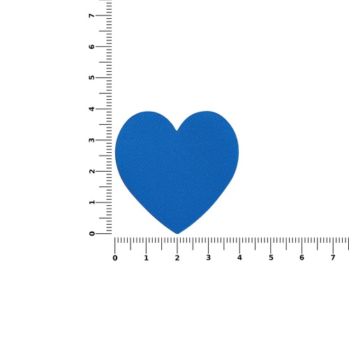 Наклейка тканевая Lunga Сor, M, синяя фото 2