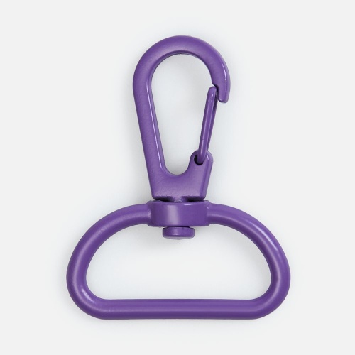 Застежка-карабин Snap Hook, L, фиолетовая фото 2