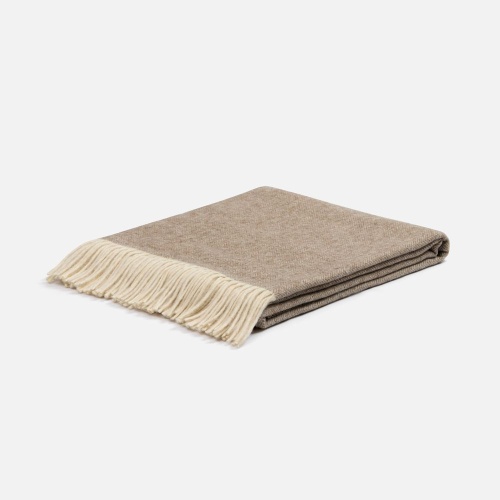 Плед Barolo, бежевый фото 2 Плед Barolo, бежевый фото 2