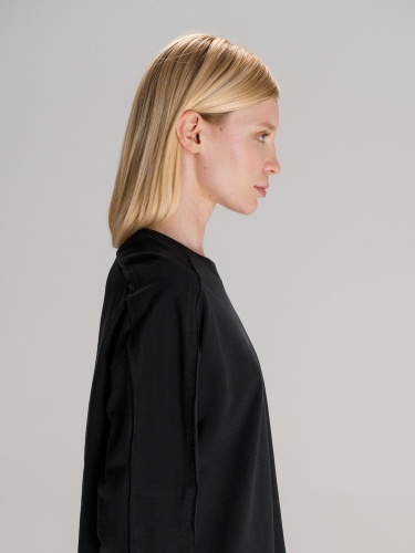 Свитшот унисекс Vozduh, черный фото 5