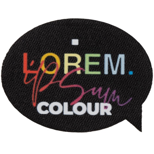 Наклейка тканевая Lunga Bubble, M, черная фото 3 Наклейка тканевая Lunga Bubble, M, черная фото 3