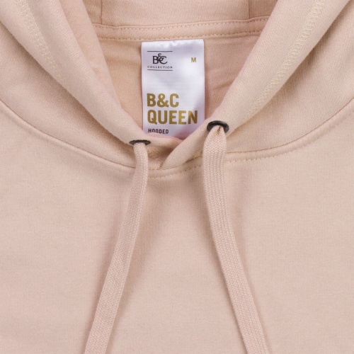 Толстовка с капюшоном женская Queen, темно-серый меланж фото 4