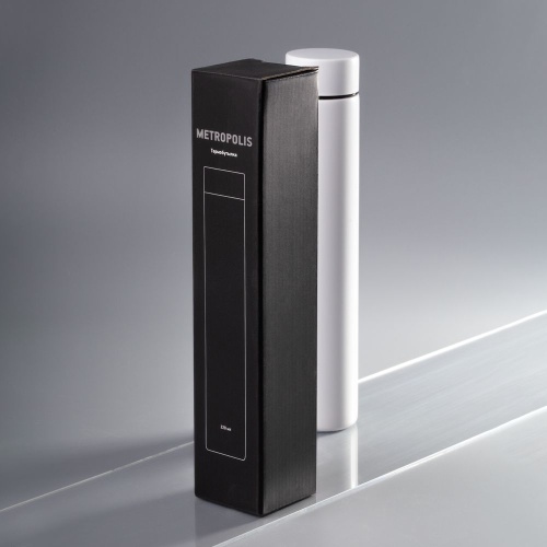 Термобутылка Metropolis, белая фото 4 Термобутылка Metropolis, белая фото 4