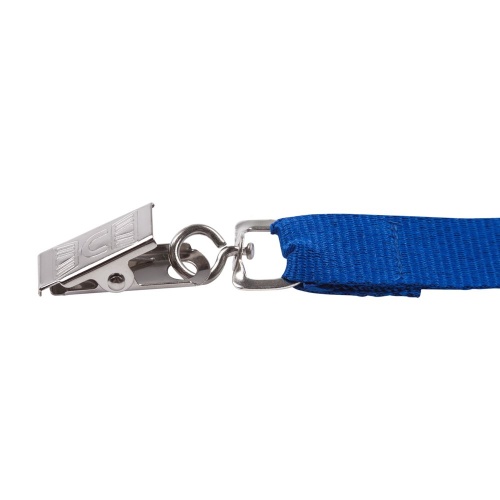 Лента для бейджа Neckband, синяя фото 4