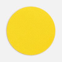 Наклейка тканевая Lunga Round, M, желтая