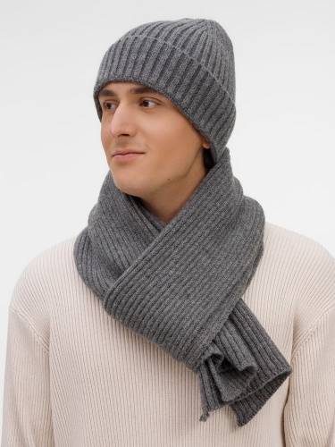 Шапка Laconi, темно-серый меланж фото 7 Шапка Laconi, темно-серый меланж фото 7