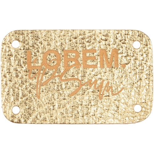 Лейбл Corolla Metal, S, золотой фото 4