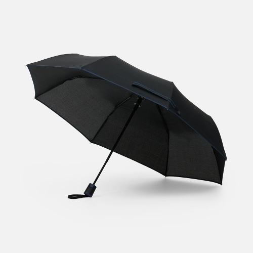 Зонт складной Edgeline, темно-синий Зонт складной Edgeline, темно-синий