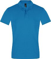 Рубашка поло мужская Perfect Men 180 бирюзовая
