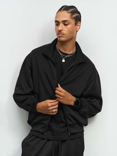 Куртка спортивная Junior, черная фото 2