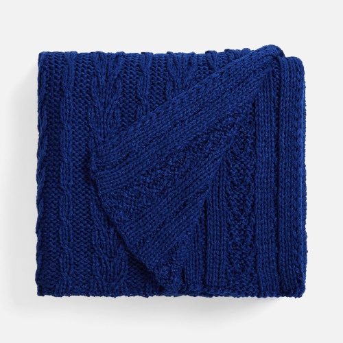 Плед Eloisa, темно-синий (кобальт) фото 2