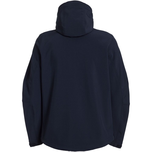 Куртка мужская Hooded Softshell темно-синяя фото 4