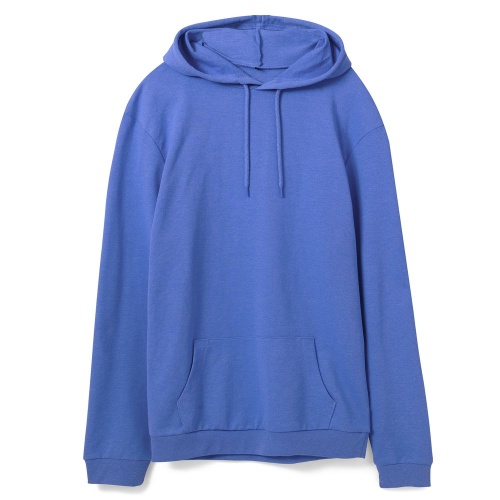 Толстовка с капюшоном унисекс Hoodie, ярко-синий меланж фото 2