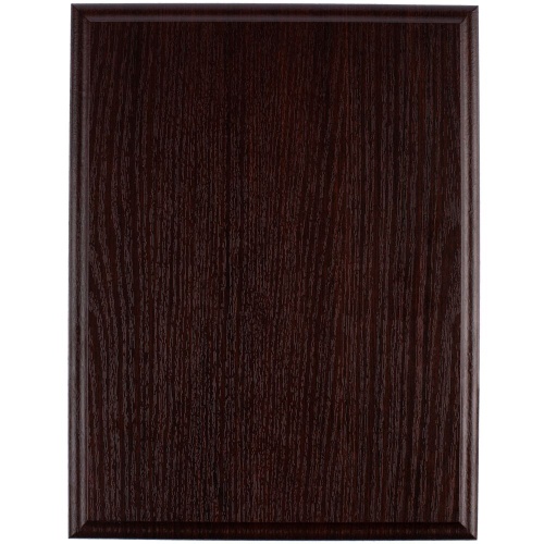 Плакетка Plaque, большая, вишня с золотистой пластиной фото 3