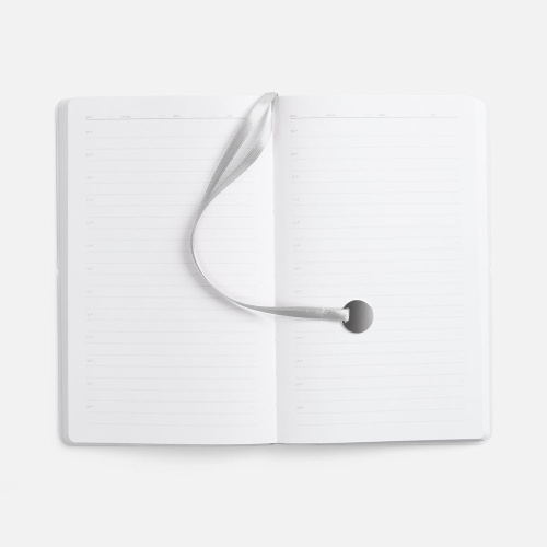 Ежедневник Waltz, недатированный, серебристый фото 4 Ежедневник Waltz, недатированный, серебристый фото 4