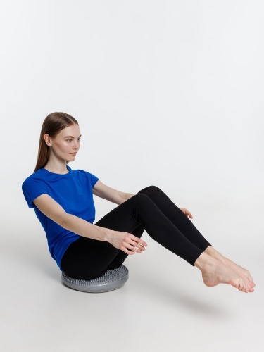 Массажная балансировочная подушка Balansa, серая фото 3 Массажная балансировочная подушка Balansa, серая фото 3