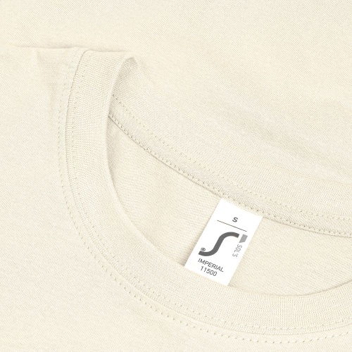 Футболка Imperial 190, светло-бежевая фото 4 Футболка Imperial 190, светло-бежевая фото 4