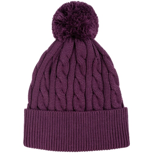 Шапка Heat Trick, баклажановая фото 3