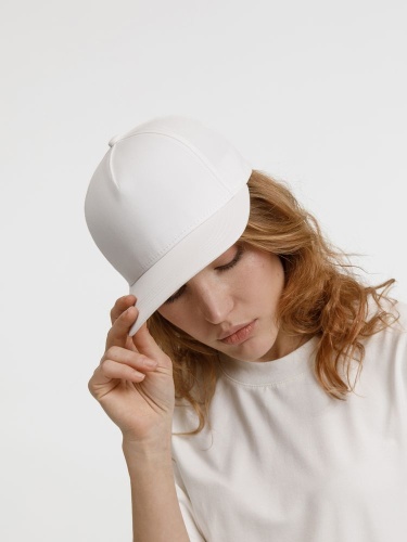 Бейсболка Seguro, белая фото 2 Бейсболка Seguro, белая фото 2