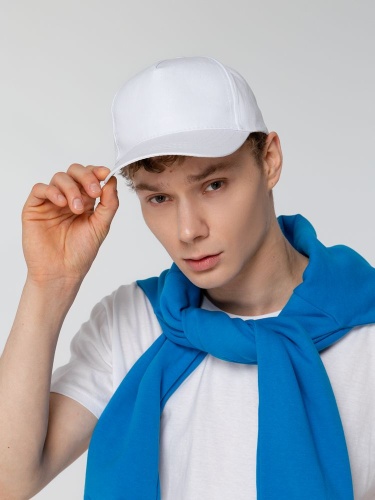 Бейсболка Promo, белая фото 8