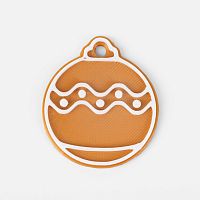 Мини-подвеска «Пряник», 3D-печать на заказ, шарик