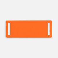 Лейбл из ПВХ Kova, оранжевый неон