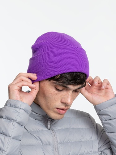 Шапка Urban Flow, ярко-фиолетовая фото 5 Шапка Urban Flow, ярко-фиолетовая фото 5