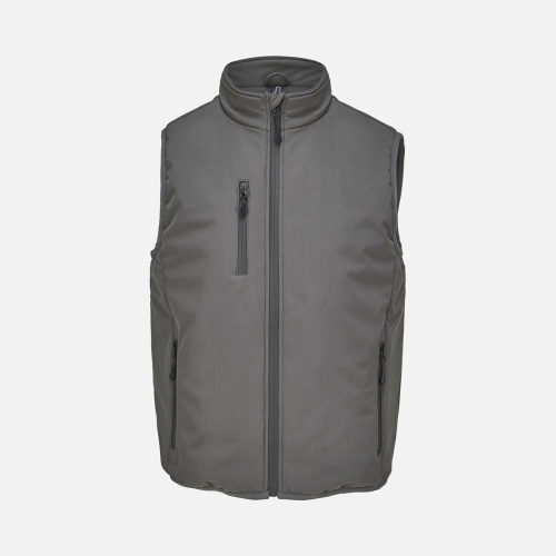 Жилет софтшелл унисекс Falcon BW, темно-серый