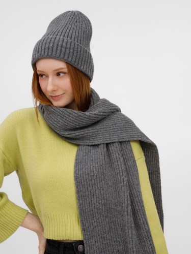 Шапка Laconi, темно-серый меланж фото 8 Шапка Laconi, темно-серый меланж фото 8