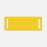 Лейбл из ПВХ Kova, желтый