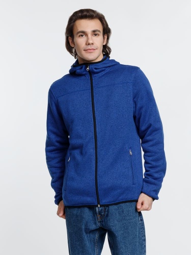 Куртка с капюшоном унисекс Gotland, синяя фото 5