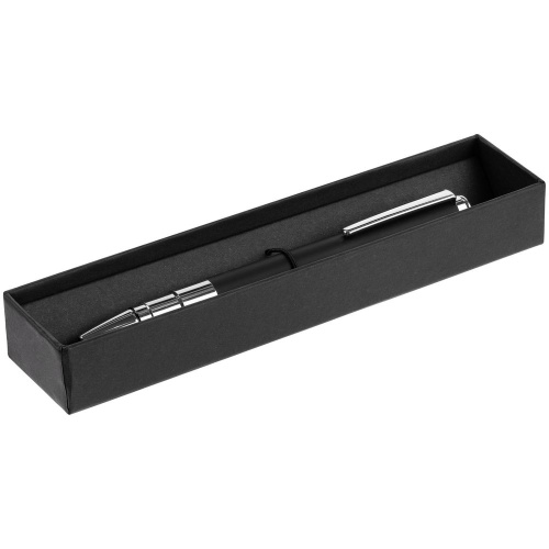 Ручка шариковая Kugel Chrome, черная фото 3 Ручка шариковая Kugel Chrome, черная фото 3