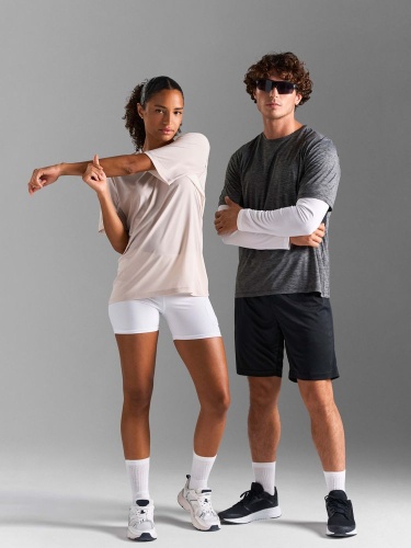 Футболка спортивная унисекс Storm, черная фото 10