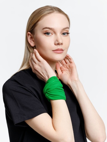 Многофункциональная бандана Dekko, зеленая фото 4 Многофункциональная бандана Dekko, зеленая фото 4