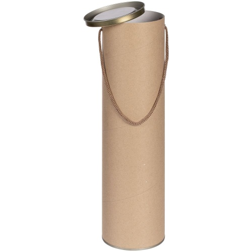 Тубус для бутылки Tinto, крафт фото 2 Тубус для бутылки Tinto, крафт фото 2