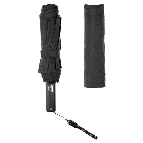 Зонт складной City Guardian, электрический, черный фото 3 Зонт складной City Guardian, электрический, черный фото 3