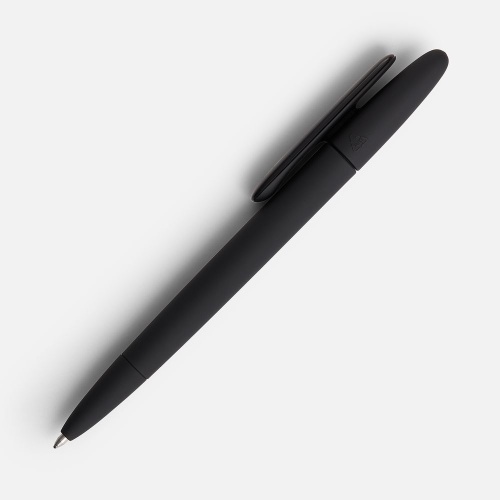 Ручка шариковая Prodir DS5 TRR-P Soft Touch, черная фото 4