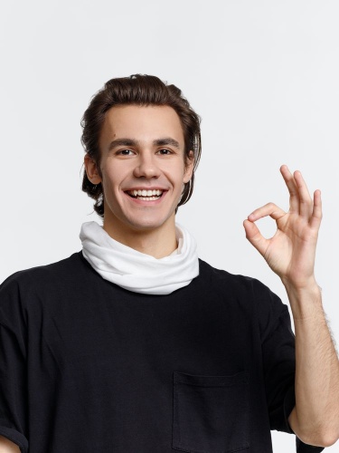 Многофункциональная бандана Dekko, белая фото 3