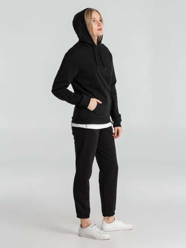Толстовка с капюшоном унисекс Hoodie, черная фото 13