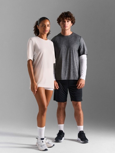 Футболка спортивная унисекс Storm, серая фото 8 Футболка спортивная унисекс Storm, серая фото 8