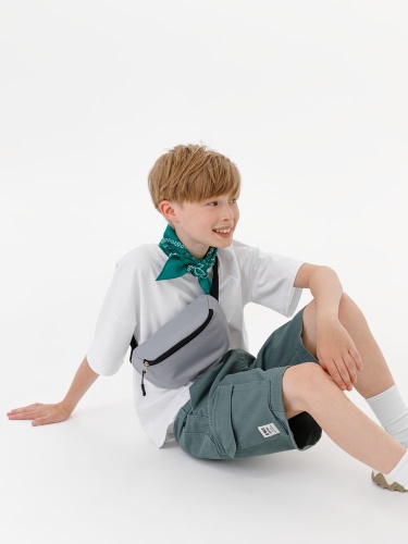 Детская поясная сумка Sonrisa, серая фото 3 Детская поясная сумка Sonrisa, серая фото 3