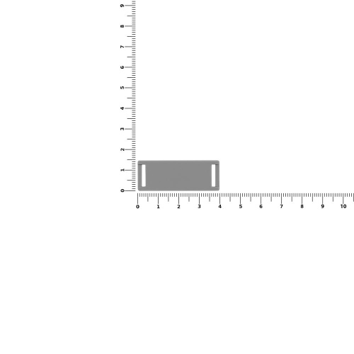 Лейбл из ПВХ Kova, серый фото 3